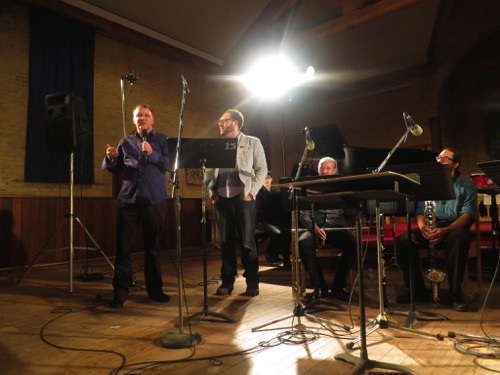 With Toy Piano Composers Ensemble, 2015.
Photo: Matthew Fava